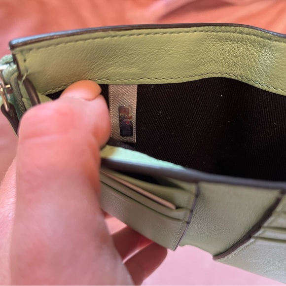 Jimmy choo Cheri mint green compact wallet - Picture 6 of 13